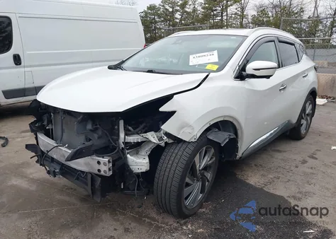 2019 Nissan Murano Sl from USA, damaged, VIN 5N1AZ2MS7KN156782